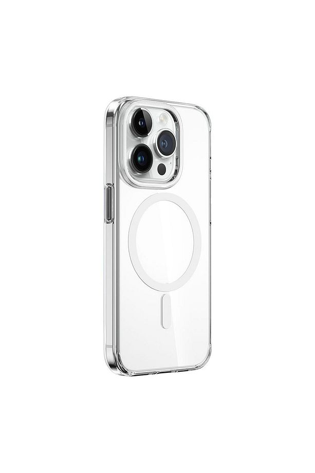 iPhone 15 Pro Max Uyumlu Kılıf Wiwu ZYS-013 Magsafe Şarj Özellikli Renkli Kamera Çerçeve Jelly Kapak - 1