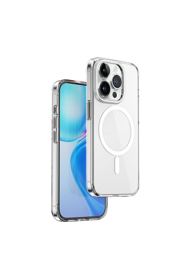 iPhone 15 Pro Max Uyumlu Kılıf Wiwu ZYS-013 Magsafe Şarj Özellikli Renkli Kamera Çerçeve Jelly Kapak - 3