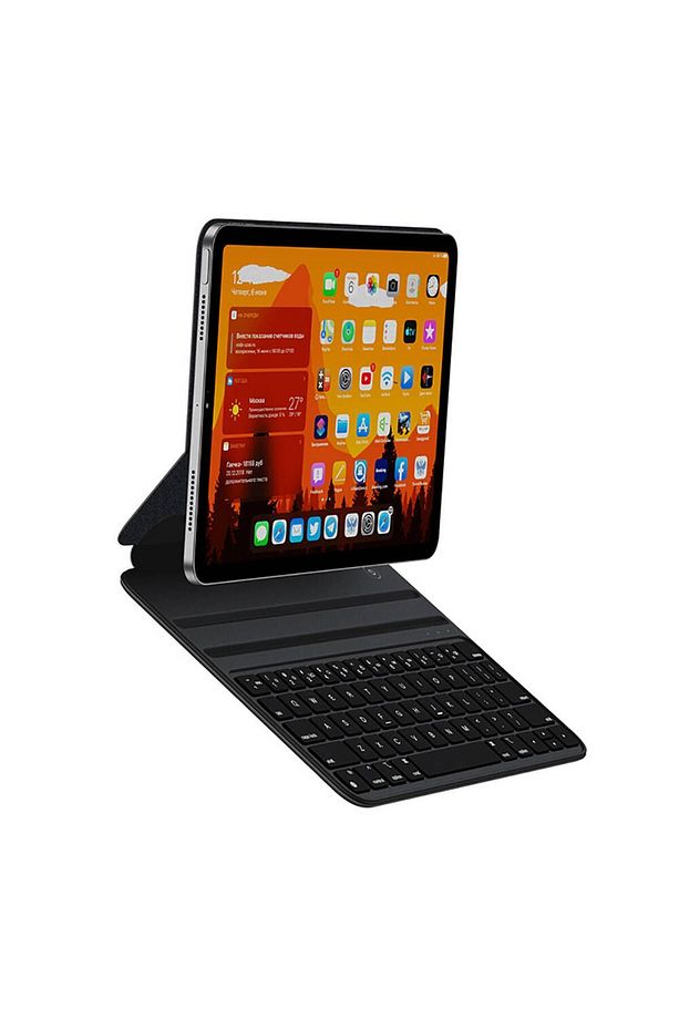 iPad Air 10.9 2022 (10.Nesil) Uyumlu Klavyeli Kılıf Wiwu F15 Standlı ve Magnetik Tasarımlı - 2