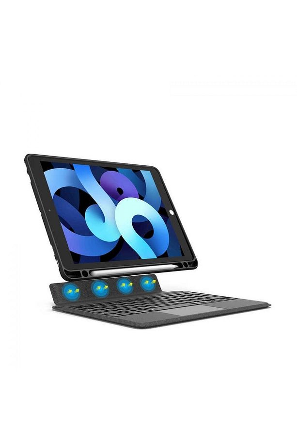 Ipad 10.2 2021 (9.NESİL) Mag Touch Klavyeli Standlı Kılıf - 7
