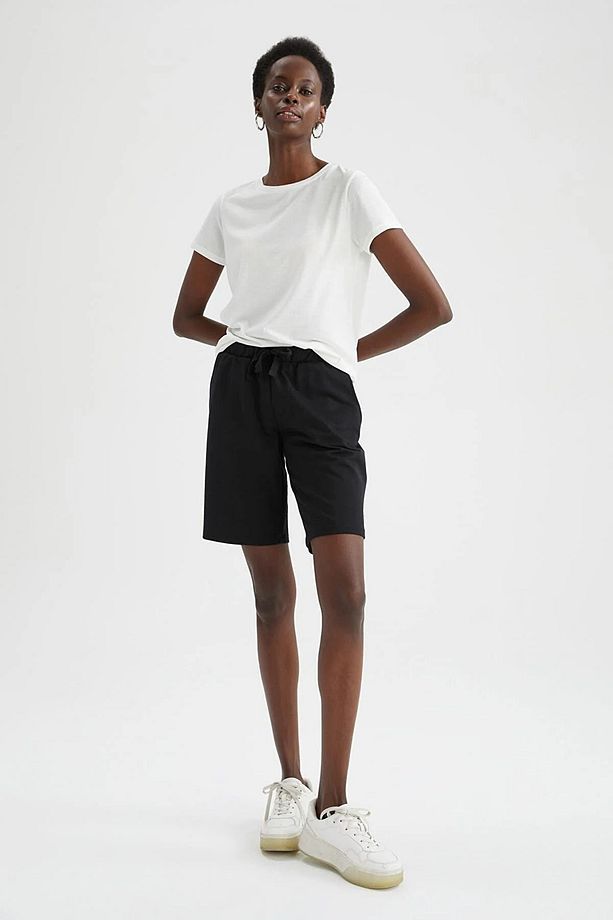 Relax Shift Way Unisex Cepli Basic Jogging Bermuda Şort - Sevgili Kombini (TEKLİ ÜRÜNDÜR) - 3