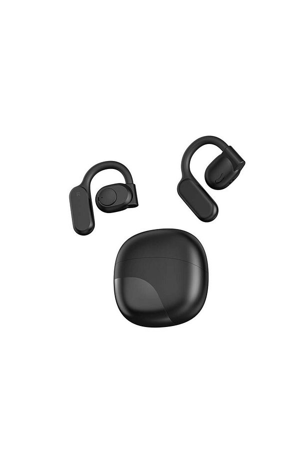 Kulak İçi Bluetooth Kulaklık Dijital Şarj Göstergeli Wiwu T20 Openbuds TWS V5.3 Siyah - 2