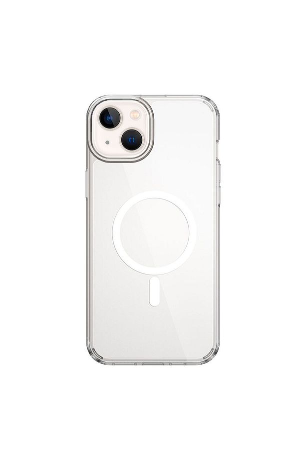 iPhone 15 Uyumlu Kılıf Wiwu Magnetic Crystal Sert PC Kapak Şeffaf - 3