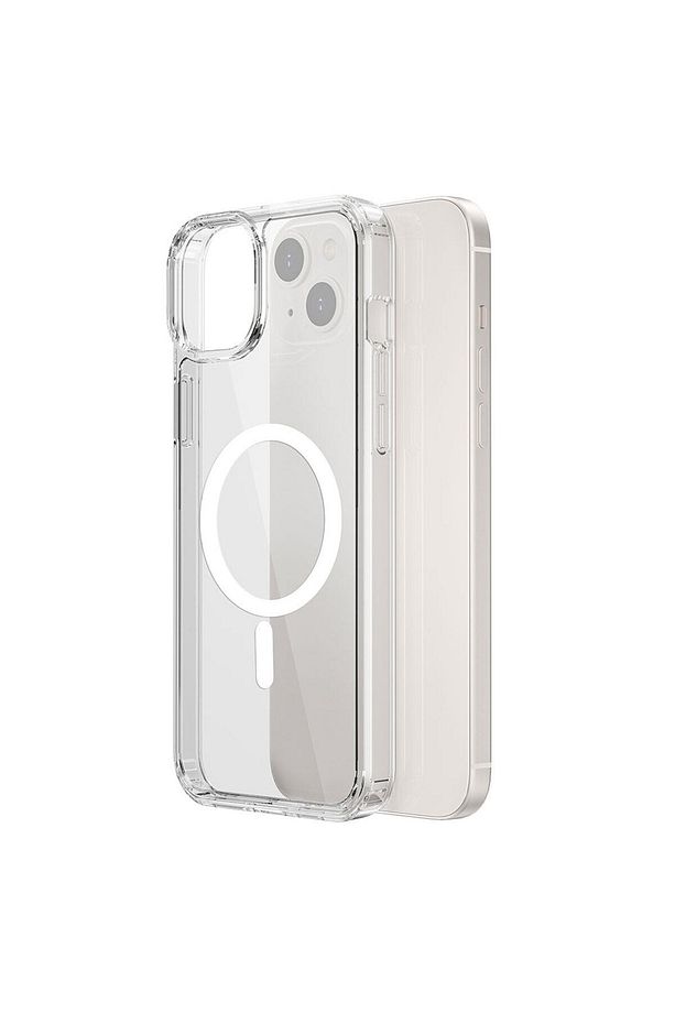 iPhone 15 Uyumlu Kılıf Wiwu Magnetic Crystal Sert PC Kapak Şeffaf - 2