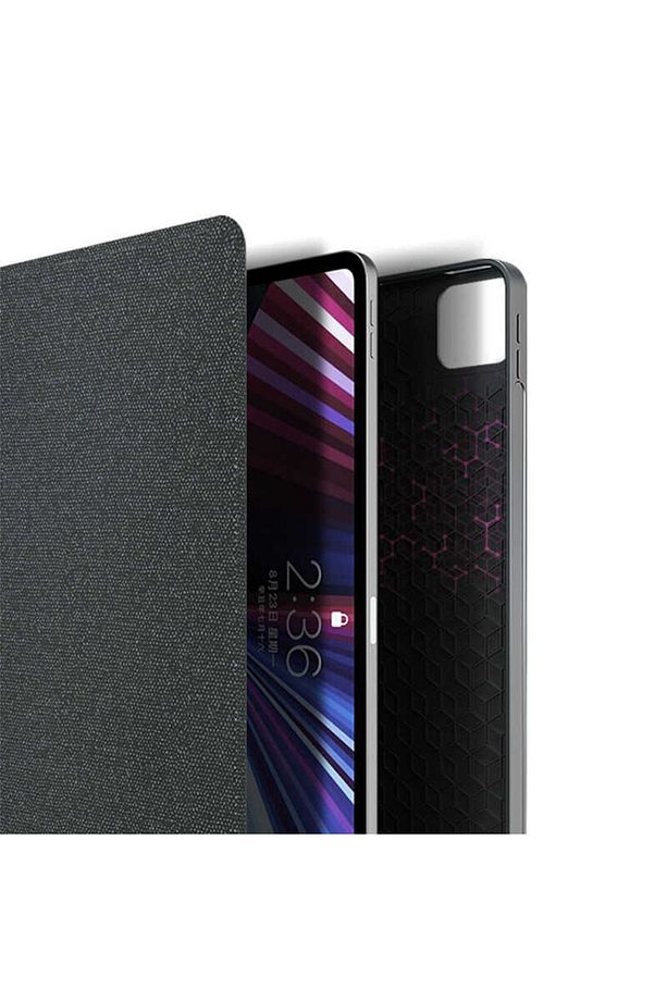 iPad Air 11 2024 Uyumlu Klavyeli Kılıf Touchpad Özellikli Wiwu Mag Touch Standlı Kılıf Siyah - 4