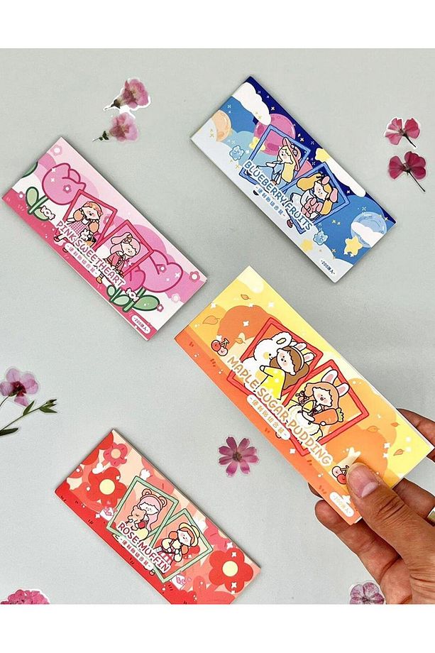 Sevimli Kız Turuncu Kapak Post-it / Index Sticker / Indeks / Sticky Note - 3