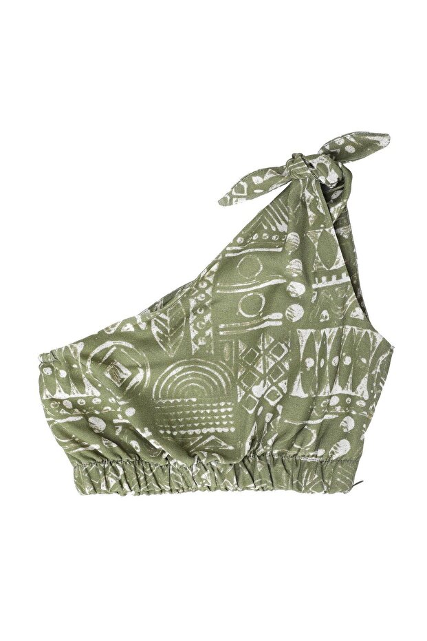 Omuzdan Bağlamalı Bluz - 1