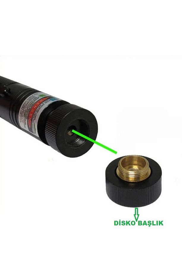 PROFESSIONAL VIP 100MW GREEN LASER POINTER YEŞİL LAZER PROFESYONEL ŞARJLI KİLİTLİ 100 MW YEŞİL LAZER - 6