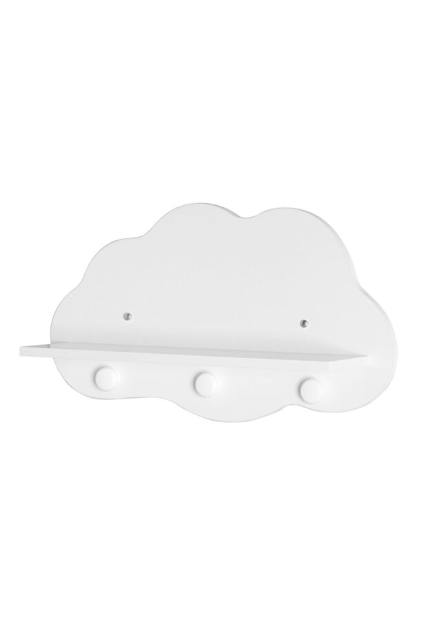 Pori Beyaz Duvar Rafı - 1