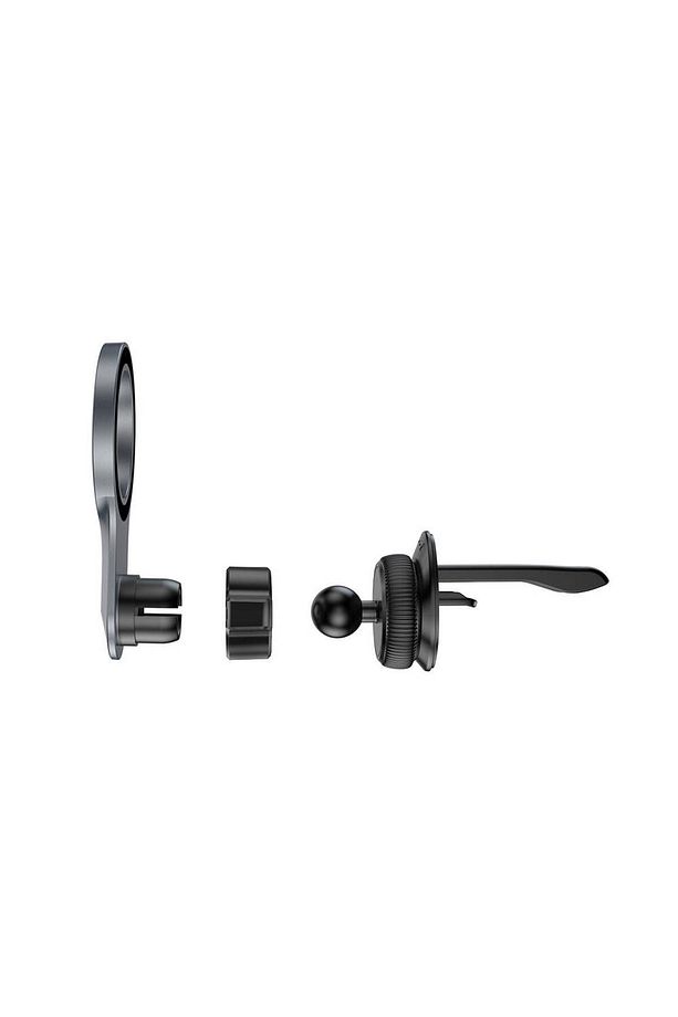 Magnetik Araç Telefon Tutucu Wiwu CH50 360 Derece Dönebilen Havalandırma Tasarım Siyah - 2