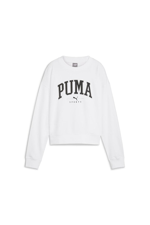 PUMA SQUAD Crew TR Sweatshirt Beyaz 68249302 Kadın - 1