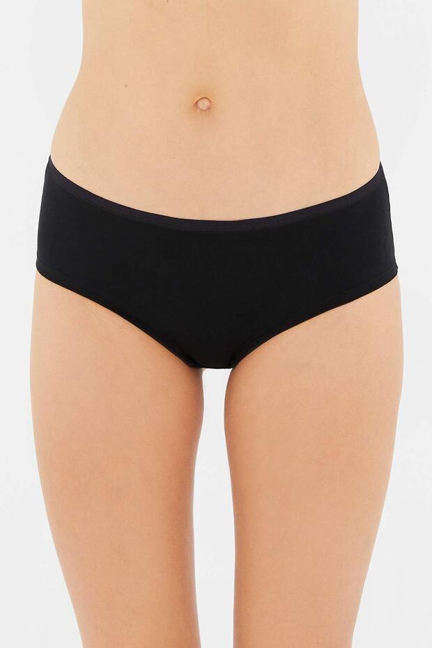 Siyah 2'li Modal Hipster Külot - 1