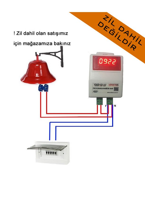 Programlanabilir Fabrika Vardiya Mola Paydos Zil Otomasyonu - 4