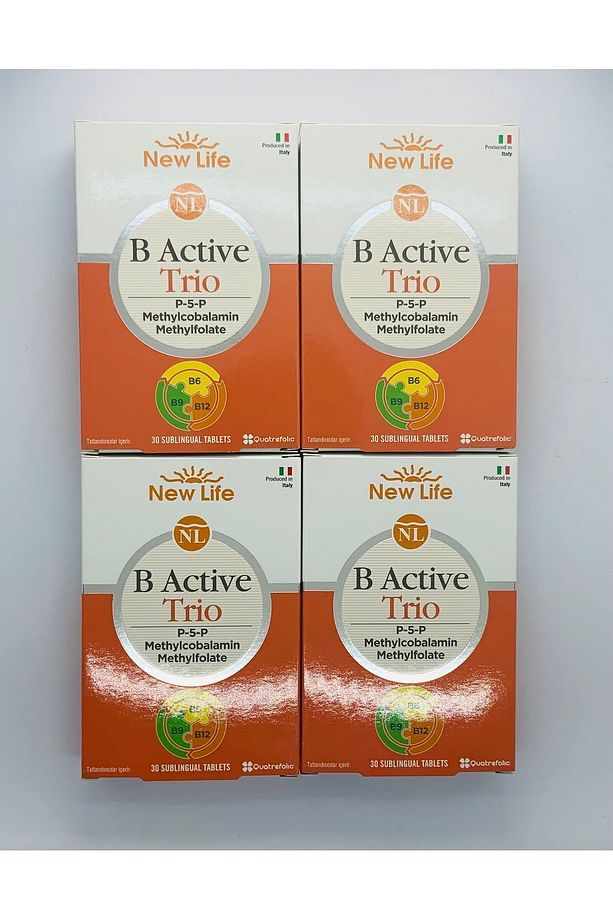 B Active Trio 30 Dilaltı Tablet 4 Adet - 1