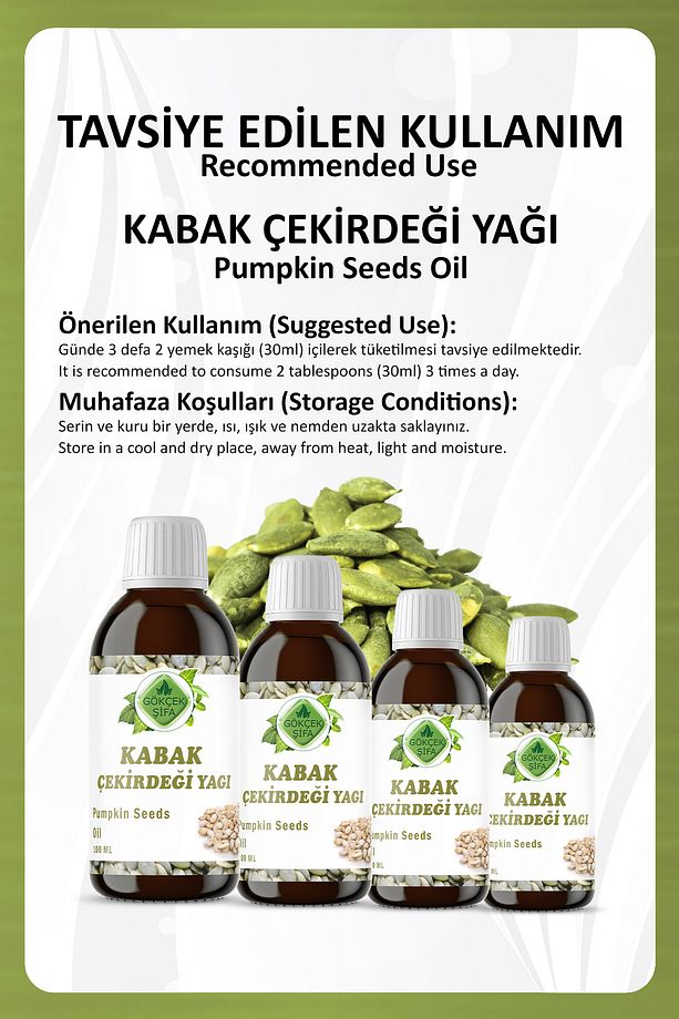 Kabak Çekirdeği Yağı (Pumpkin Seed Oil) 100 Ml. - 3