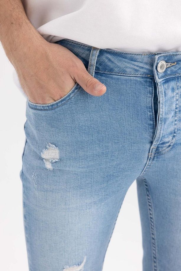Slim Fit Jean Bermuda Şort A6430ax23sm - 5