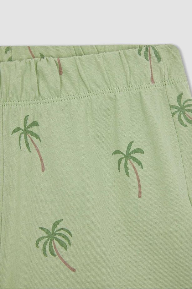 Kız Çocuk Desenli Kısa Kollu Şortlu Pijama Takımı B0813a823sm - 5