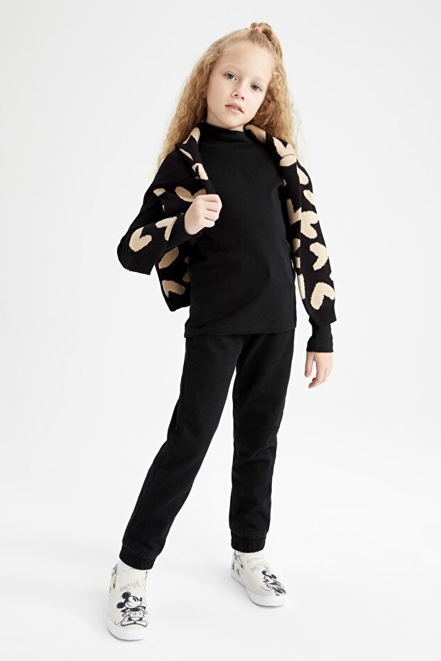Girls Turtleneck Long Sleeve T-Shirt Y3800A622Au