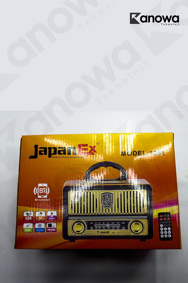 JPN-1961 Nostalji Radyo Bluetooth Hoparlör USB/SD/FM/BT - 1