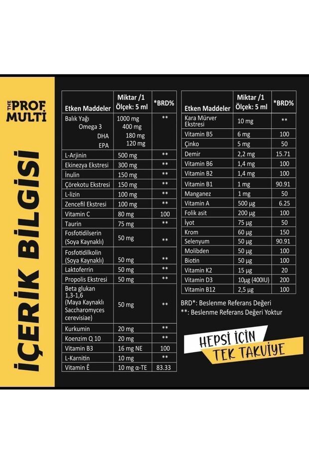 Profmulti Aile Paketi ( Profmulti Kids 150 ml - Profmulti Maxy 60 Tablet ) - 9
