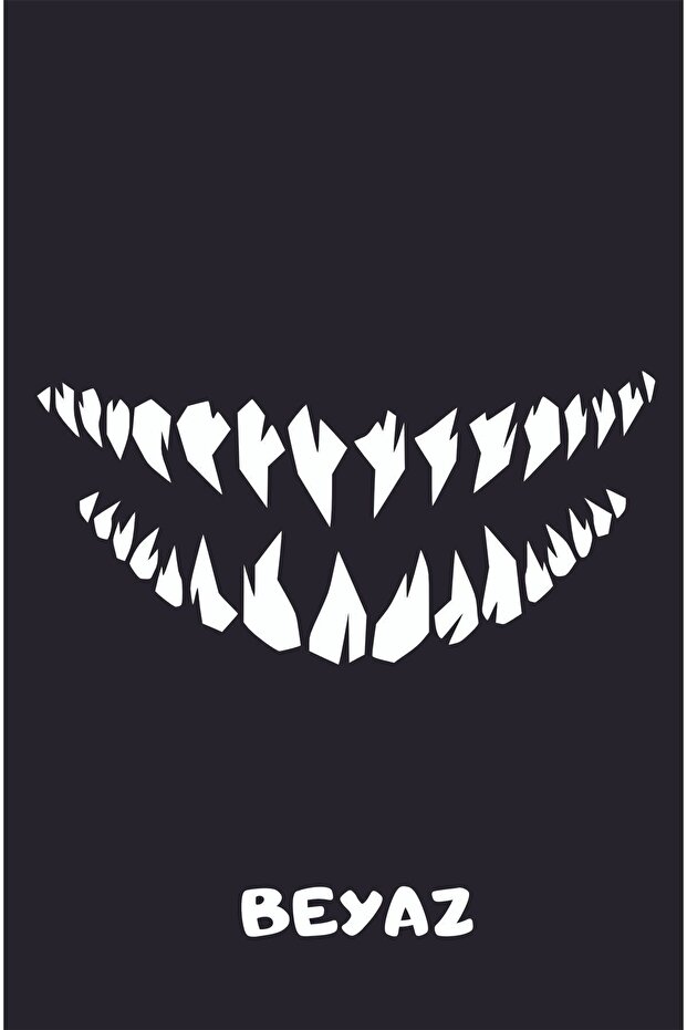 Monster pointed tooth headlight Sticker Car, Motorcycle Headlight sticker