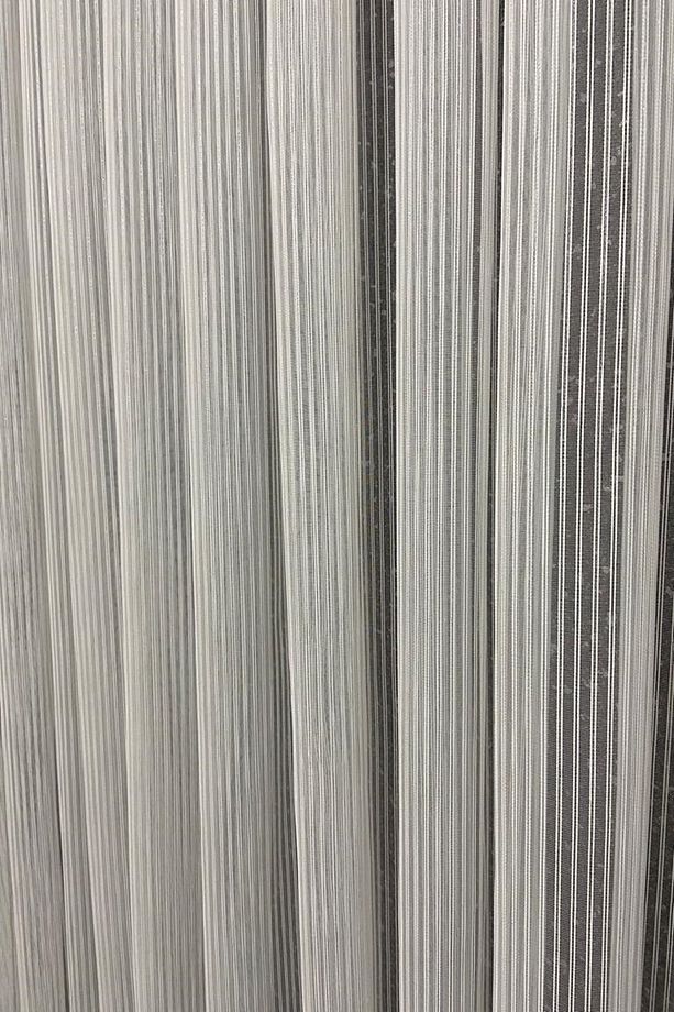 Volper Vp400 Simli Çelik Tül Perde Gümüş 1/2,5 Pile Ekru - 1