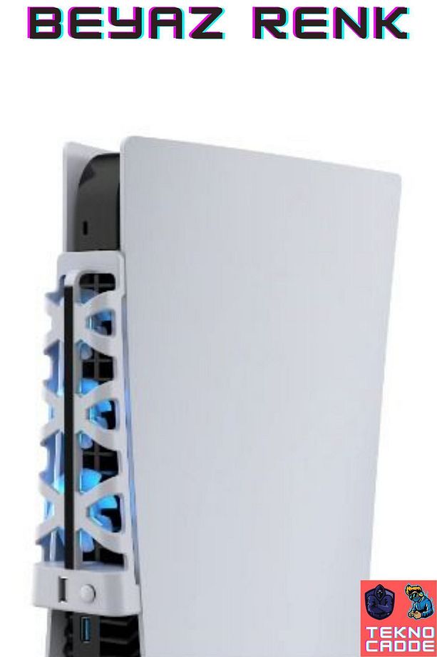 Tp5-1523e Işıklı Ps5 Disk Ps5 Dijital Uyumlu Sessiz Güçlü Arka Soğutucu Fan - 3