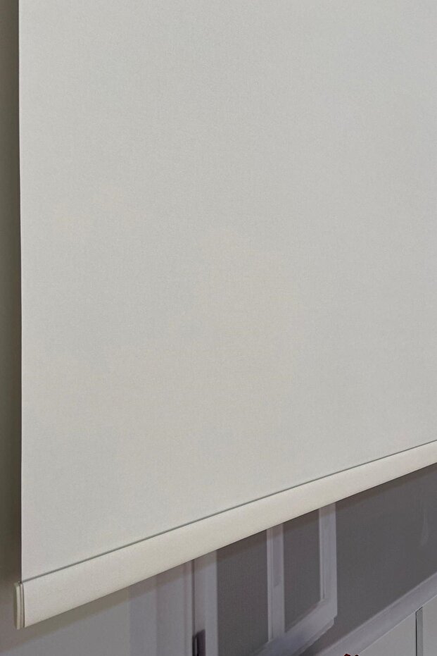 Volper Mat Kalın Kumaş Stor Perde Krem - 6