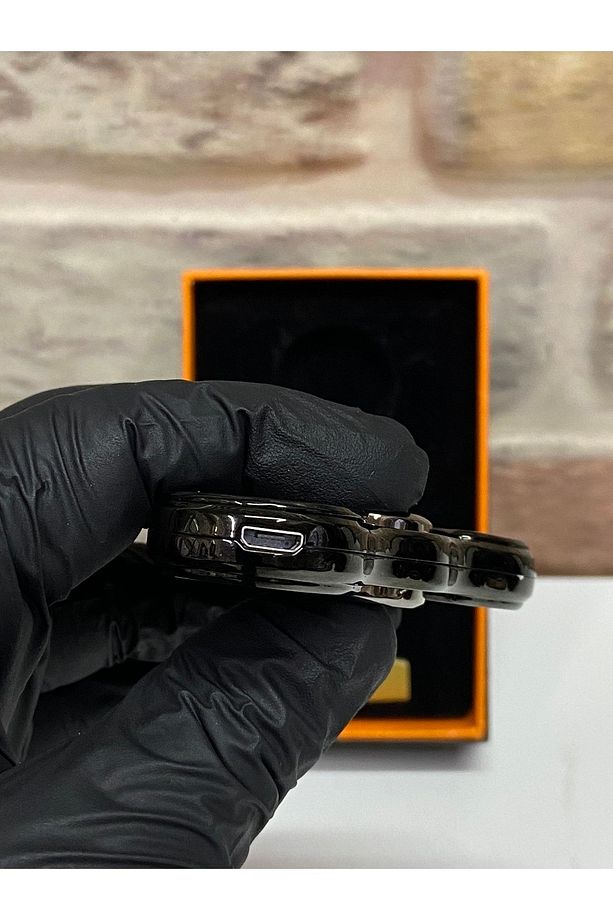 Ledli Özel Üretim Usb Şarjlı Stres Çark Fümeı Çakmak - 8