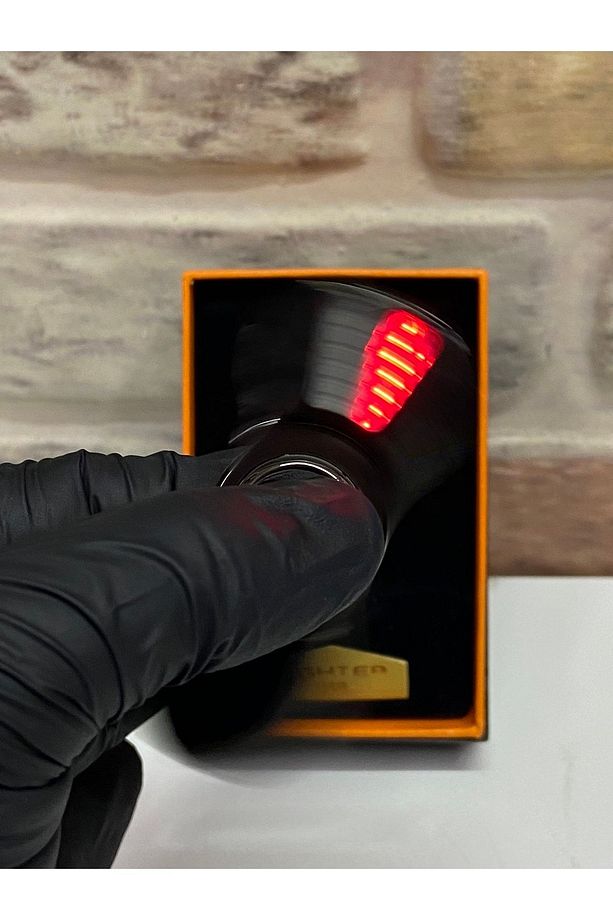 Ledli Özel Üretim Usb Şarjlı Stres Çark Fümeı Çakmak - 7
