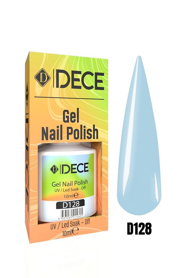 Dece Kalıcı Oje Uv Led D128 (BEBE MAVİSİ) 10ml - 1