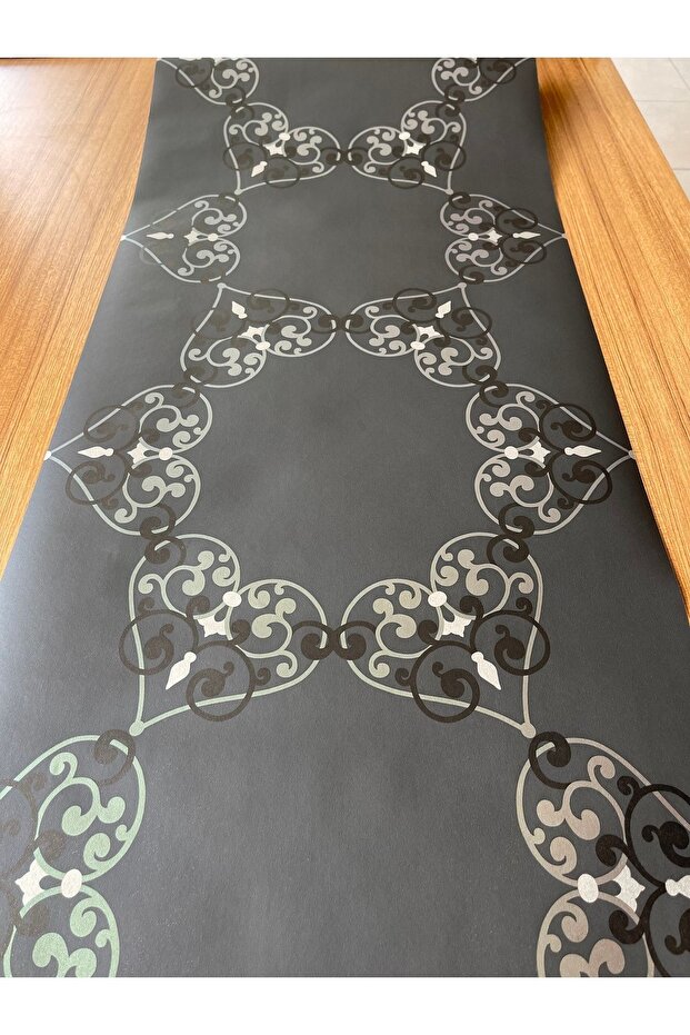 Siyah Desenli Ithal Duvar Kağıdı (5m²) - 1