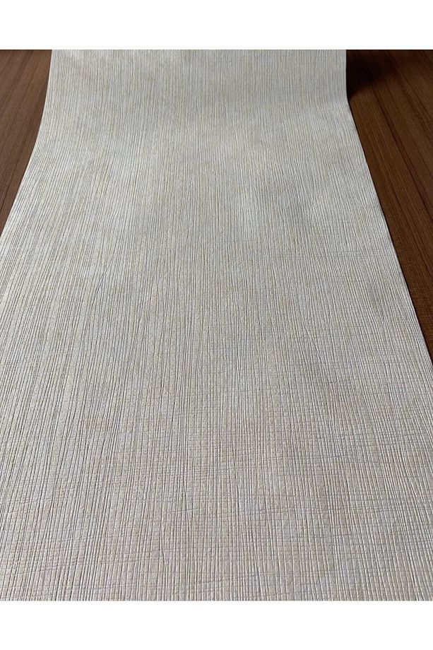 Açık Şampanya Rengi Kendinden Desenli Ithal Vinly Duvar Kağıdı (5m²) - 1
