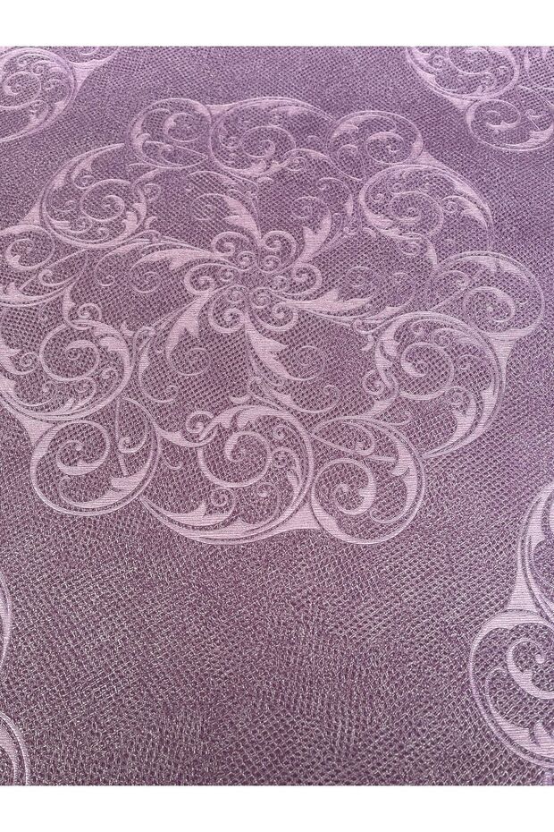 Mor Desenli Ithal Duvar Kağıdı (7m²) - 2