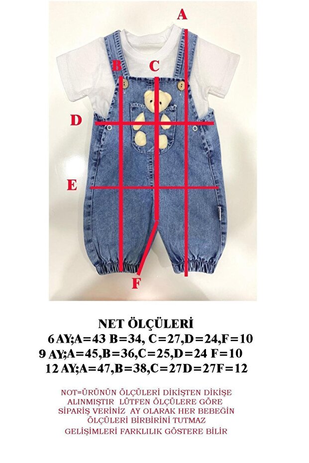 Ayıcıklı Salopet Tulum Bahçivan - 6