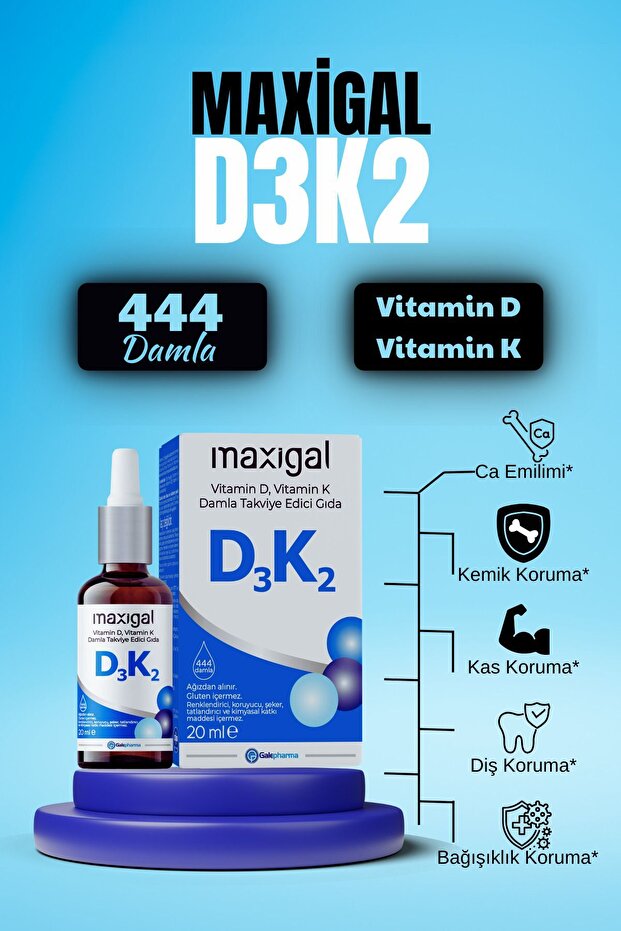 D3 K2 Vitamin Damla 20 ml - 1
