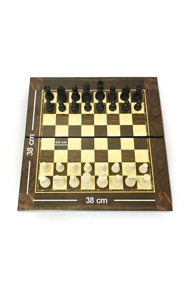 Polyester Walnut Backgammon - 6
