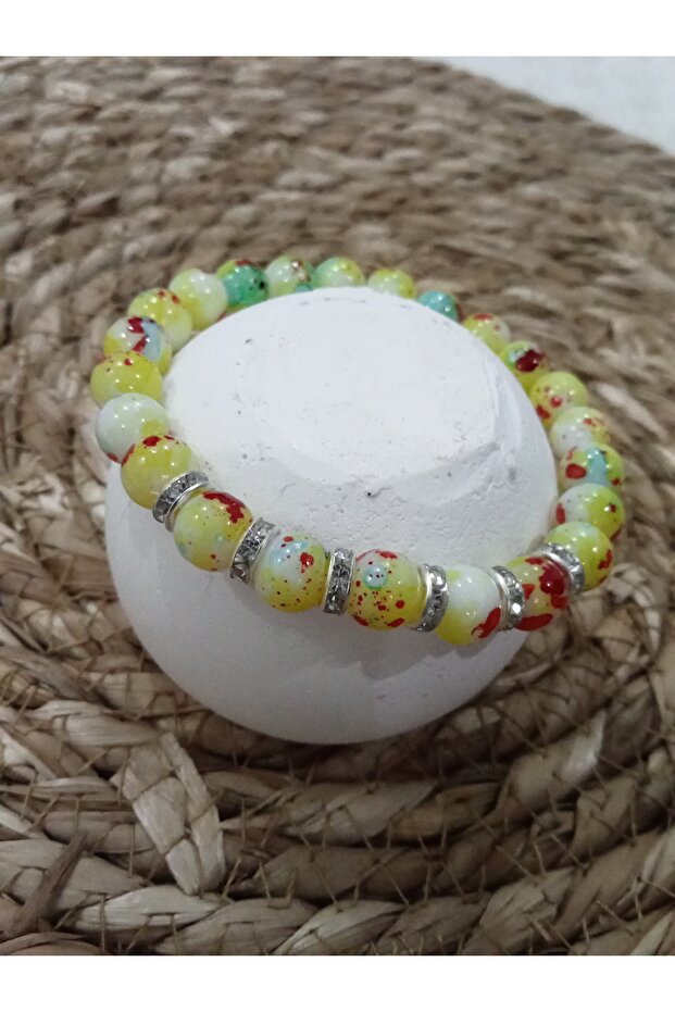 Yellow Beads Bracelet - 2