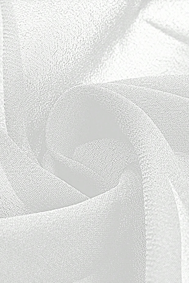 Kadın Siyah Beyaz Transparan Belden Bağlamalı Pareo 2'li - 7