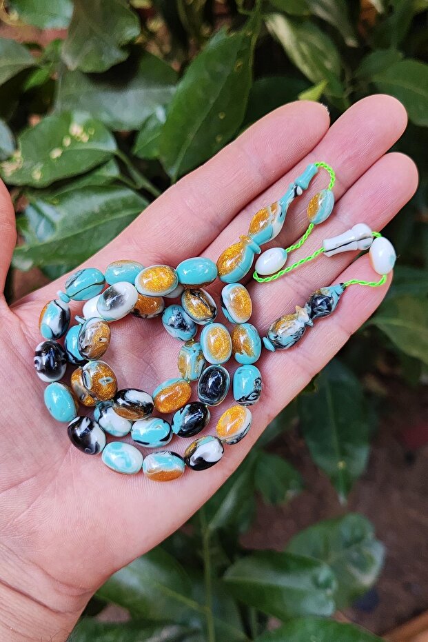 Ergin Baran Master Crafted Turquoise Arizona Katalin Prayer Beads