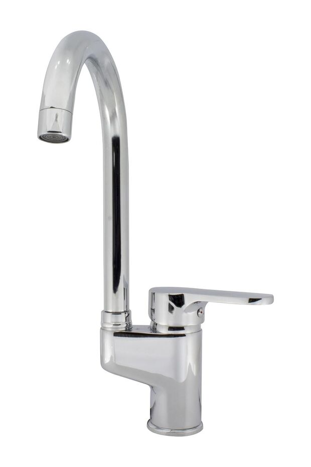 Omega Mix Swan Sink Kitchen Faucet Omg102