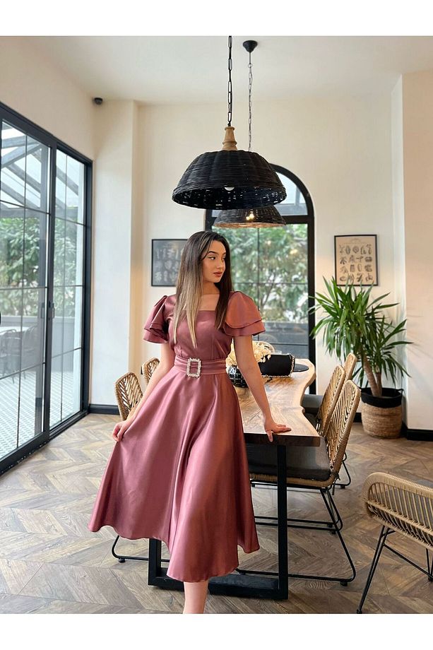 Rosa Elbise Gül Kurusu - 2