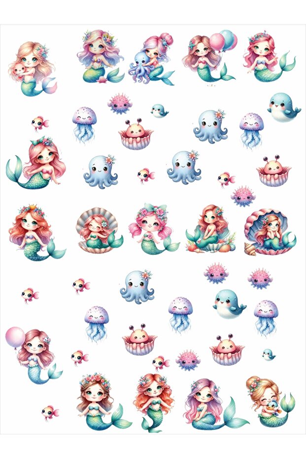 Mermaid Kids Room Wall Sticker