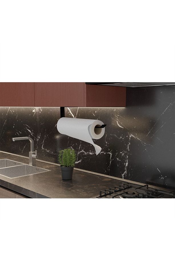 Yapışkanlı Kağıt Havluluk Yapışkanlı Havlu Askılığı, Banyo Askısı Yapışkanlı Havluluk Mt72s - 2