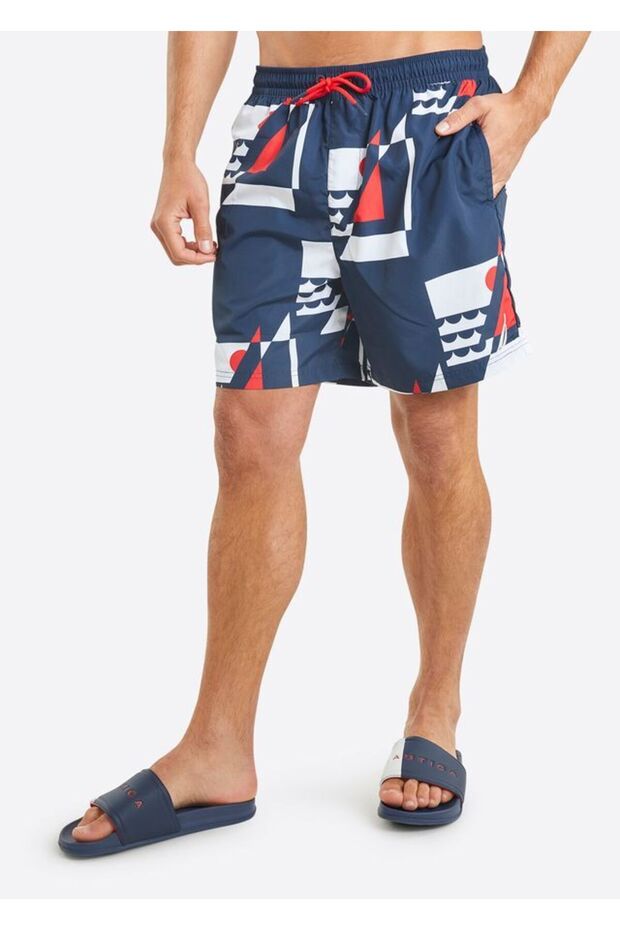 Men's Navy Blue Sea Shorts - N1M01633