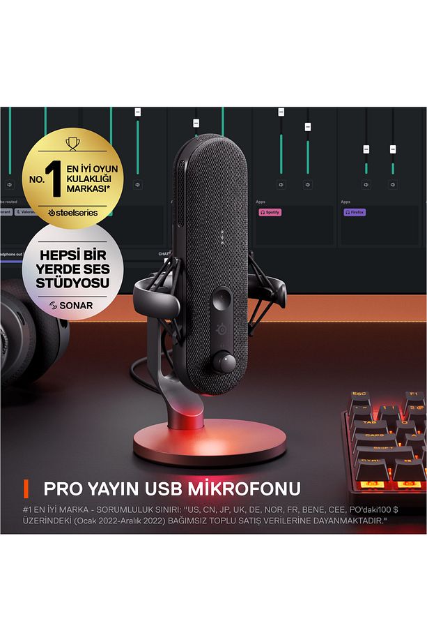 Alias USB-C Condenser Gaming Mikrofon - 3