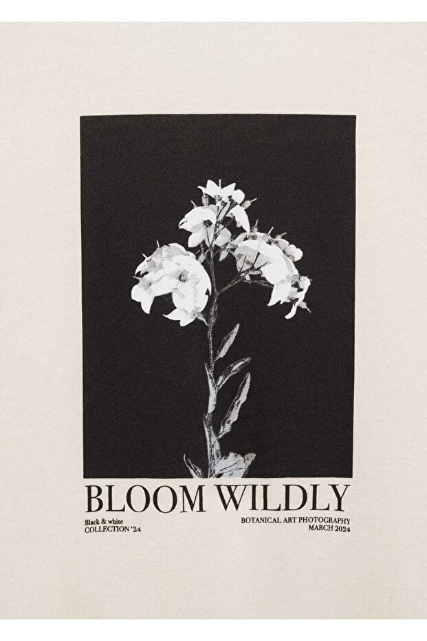 Desenli slim fit tişört - 5