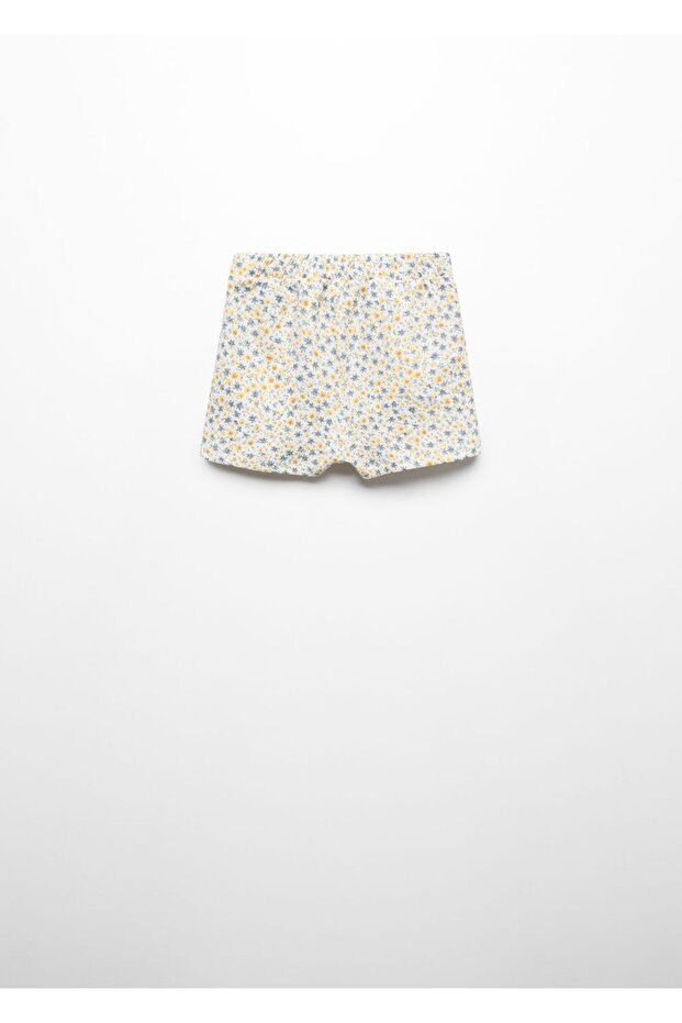 Çiçek desenli şort - 2