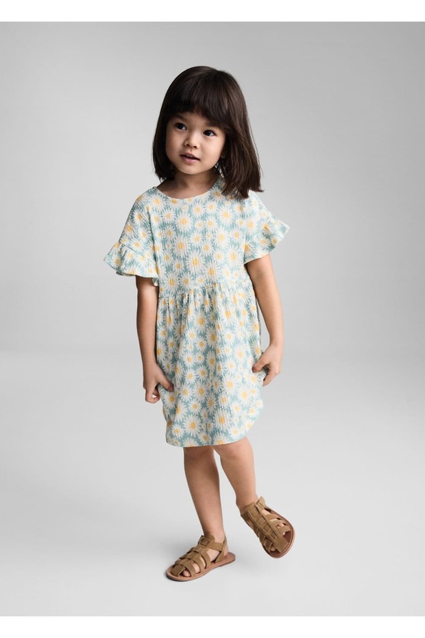 Çiçek desenli elbise - 2