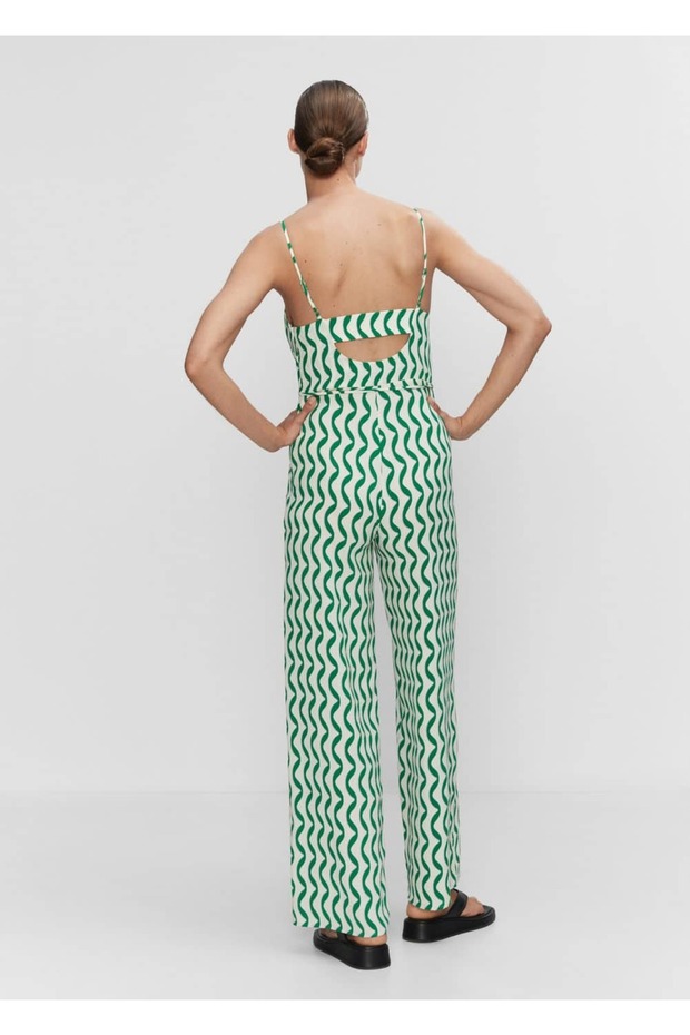 Sırt Dekolteli Uzun Tulum - 4